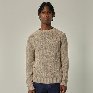 Corridor NYC Men’s Summer Swirl Crewneck Sweater Pima Cotton sz L